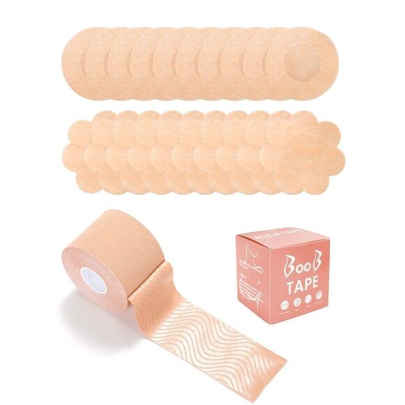 Boob Lift Tape with 20 Nipple Covers - Picture 2 of 12
